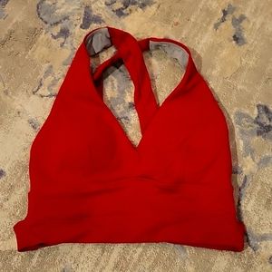 V Neck Sports Bra